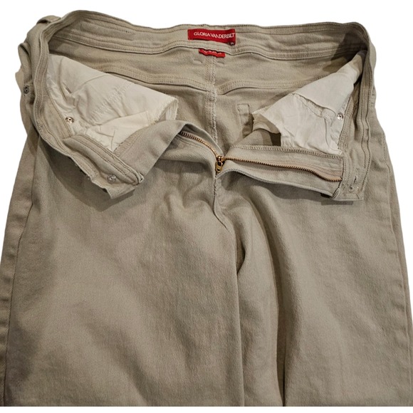 Gloria‎ Vanderbilt Women's Jeans Tan Size 16 Medium - Picture 4 of 7